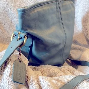 Coach teal bag